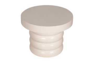 Picture of STRUGLE Mungur Wood Plant Stand (Off White)