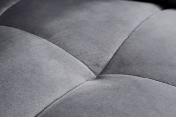 Picture of PIEDMONT Chesterfield Velvet 1 Seater Sofa/ Armchair (Grey) 