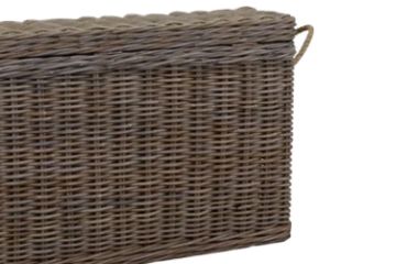 Picture of TYLER Acacia Wood Storage/Blanket Box with Full Kubu Original Weave