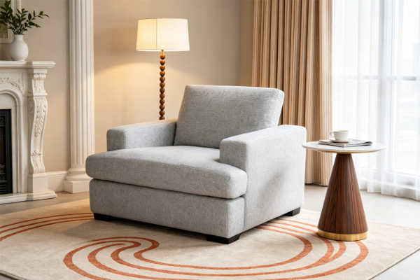 Picture of GOODWIN Feather-Filled 1.5 Seater Sofa/Armchair/Sofa Chair  