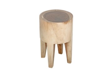 Picture of MAIKA Round Mungur Wood Stool/Side Table