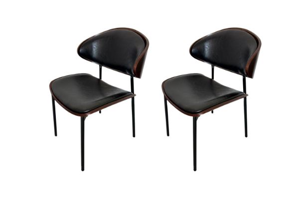 Picture of SELORA Dining Chair (Black) - 2 Chairs in 1 Carton	