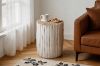 Picture of PRELUDE Teak Log Round Side Table/Stool - Big Size (45x45x60)