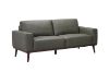 Picture of RHETT 3/2 Seater 100% Genuine Leather Sofa Range with Solid Wood Platform Base (Muted Green) - 3+2 Sofa Set