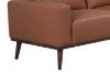 Picture of RHETT 3/2 Seater 100% Genuine Leather Sofa Range with Solid Wood Platform Base (Brown) - 2 Seater