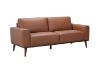 Picture of RHETT 3/2 Seater 100% Genuine Leather Sofa Range with Solid Wood Platform Base (Brown) - 3+2 Sofa Set