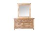 Picture of  [FLOOR MODEL CLEARANCE]FRANCO 7-Drawer Solid NZ Pine Wood Dresser with Mirror