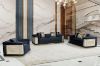 Picture of  [FLOOR MODEL CLEARANCE]   [FLOOR MODEL CLEARANCE]ANCONA 2 Seater Velvet Sofa (Black)