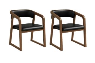 Picture of KAORI Solid Wood Dining Armchair - 2 Chairs in 1 Carton	