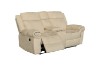 Picture of WINCHESTER Power Reclining Sofa Range with Console & Cup Holders & USB Port, Power Socket & Drawer (Beige)