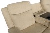Picture of WINCHESTER Power Reclining Sofa Range (Beige) - 3 Seat with Drop Down Cup Holders & USB Port, Power Socket & Drawer (3RRC)