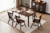 Picture of WINDSOR 130/150 5PC Solid Wood Dining Set (Walnut)