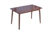 Picture of WINDSOR 5PC Solid Wood Dining Set (Walnut) - 150 Table with 4 Chairs