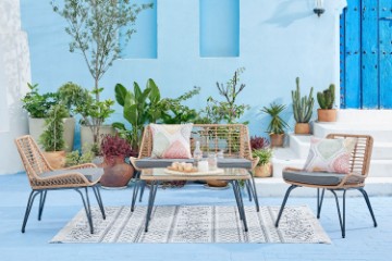 Picture of  [FLOOR MODEL CLEARANCE] BARACOA 4PC Outdoor Lounge Set with Coffee Table