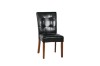 Picture of  [FLOOR MODEL CLEARANCE] SOMMERFORD Tufted PU Leather Dining Chair (Black)