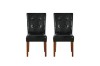 Picture of  [FLOOR MODEL CLEARANCE] SOMMERFORD Tufted PU Leather Dining Chair (Black)