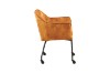 Picture of  [FLOOR MODEL CLEARANCE] WANDA Versatile Armchair with Wheels (Caramel)