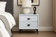 Picture of  [FLOOR MODEL CLEARANCE] HOVER 2-Drawer Bedside Table (White)