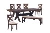Picture of [FLOOR MODEL CLEARANCE] SORA 168-239 Extension Dining Table (Brown)