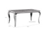 Picture of [FLOOR MODEL CLEARANCE] AITKEN 160 Marble Top Stainless Steel Dining Table (Grey)