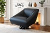 Picture of  [FLOOR MODEL CLEARANCE] TRISHA 360° Swivel Lounge Chair (Black)