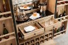 Picture of  [FLOOR MODEL CLEARANCE] WALLACE Large Oak Wood Multifunctional Storage Bar Cabinet 