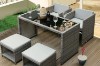 Picture of  [FLOOR MODEL CLEARANCE] ARIES 5PC Space-Saver Outdoor Dining Wicker Set