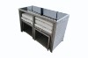 Picture of  [FLOOR MODEL CLEARANCE] ARIES 5PC Space-Saver Outdoor Dining Wicker Set