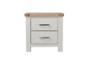 Picture of [FLOOR MODEL CLEARANCE] SICILY 2-Drawer Solid Wood with Ash Top Bedside Table