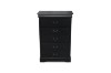 Picture of [FLOOR MODEL CLEARANCE] LOUIS 5-Drawer Hevea Wood Chest with LED  Lighting  (Black)