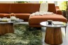 Picture of [FLOOR MODEL CLEARANCE] HUBIE Mango Wood D60 Round Side Table With Marble Top