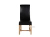 Picture of [FLOOR MODEL CLEARANCE] NEWLAND Upholstery Dining Chair *Solid Oak