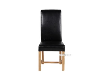 Picture of [FLOOR MODEL CLEARANCE] NEWLAND Upholstery Dining Chair *Solid Oak