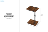 Picture of VELA 360° Rotating Top Height Adjustable Side Table