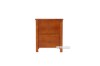 Picture of  [FLOOR MODEL CLEARANCE] METRO 2-Drawer Bedside Table (Caramel)