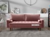 Picture of   [FLOOR MODEL CLEARANCE] Faversham 2 Seat Sofa *Rose Velvet