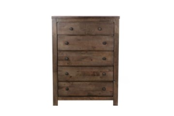 Picture of  [FLOOR MODEL CLEARANCE] HEMSWORTH 5-Drawer Solid Timber Wood Tallboy