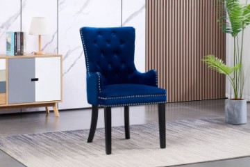 Picture of  [FLOOR MODEL CLEARANCE]  HALMAR High Back Dining Chair (Blue)