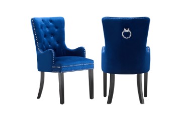Picture of  [FLOOR MODEL CLEARANCE]  HALMAR High Back Dining Chair (Blue)