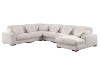 Picture of   [FLOOR MODEL CLEARANCE]PAULINA Corduroy Fabric Modular Sofa Set - Chaise Facing Left
