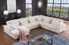 Picture of   [FLOOR MODEL CLEARANCE]PAULINA Corduroy Fabric Modular Sofa Set - Chaise Facing Left