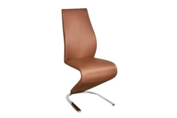 Picture of  [FLOOR MODEL CLEARANCE]  DIVA Z-Shape Dining Chair (Brown) - Each