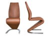 Picture of  [FLOOR MODEL CLEARANCE]  DIVA Z-Shape Dining Chair (Brown) - Each