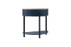 Picture of [FLOOR MODEL CLEARANCE]  HOMY Console Table with Drawer & Shelf (Blue)