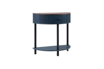 Picture of [FLOOR MODEL CLEARANCE]  HOMY Console Table with Drawer & Shelf (Blue)