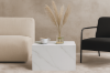 Picture of [FLOOR MODEL CLEARANCE] DELRAY 57cm Sintered Stone Coffee Table (Matte White)