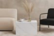 Picture of [FLOOR MODEL CLEARANCE] DELRAY 57cm Sintered Stone Coffee Table (Matte White)
