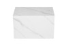 Picture of [FLOOR MODEL CLEARANCE] DELRAY 57cm Sintered Stone Coffee Table (Matte White)