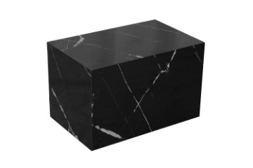 Picture of [FLOOR MODEL CLEARANCE]  DELRAY 57cm Sintered Stone Coffee Table (Gloss Black)