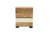 Picture of [FLOOR MODEL CLEARANCE] LEAMAN 2-Drawer Solid Acacia Wood Bedside Table